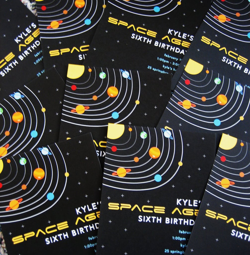 Doc    Space Party Invitation â Space Birthday Party Invitations